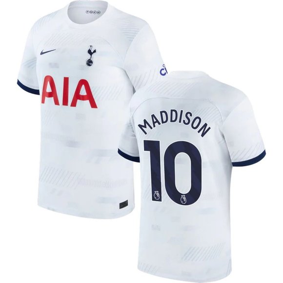 Tottenham Hotspur F.C. James Maddison 2023-24 Home Jersey - Picture 1 of 1